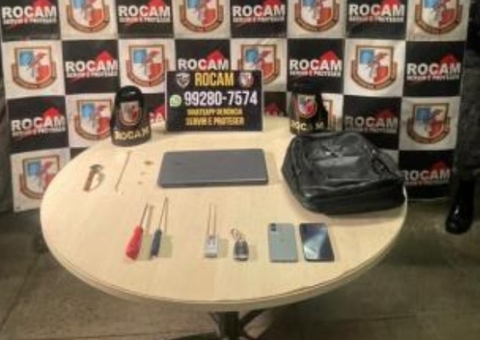 Trio é preso por cometer furtos usando 'chapolin' na Compensa