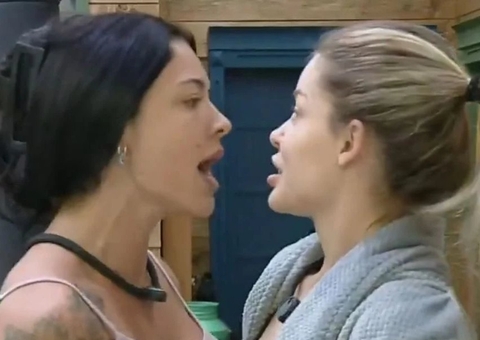 Expulsão? Após briga com Saory, Rayane surge com braço enfaixado