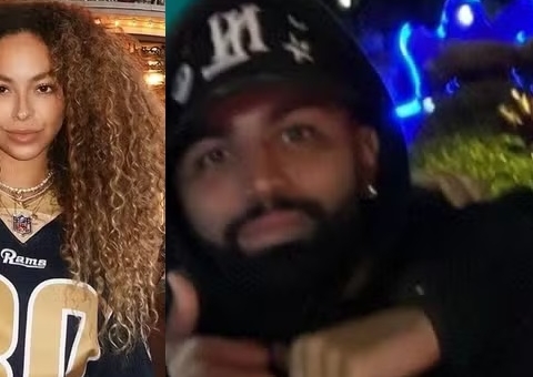 É namoro? Gabigol é flagrado com ex de Vini Jr em viagem aos EUA