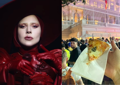 Lady Gaga manda pizzas para fãs em frente ao Copacabana Palace  