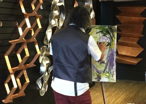 'Exclusive Dinner Jazz & Exposição de Obras' mistura pinturas e música em Manaus