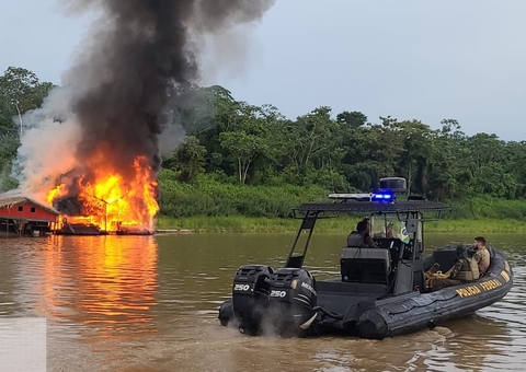 PF deflagra operação contra garimpeiros ilegais em Jutaí no Amazonas