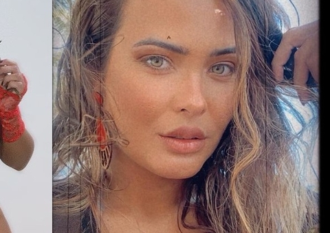 Geisy Arruda deixa ‘pepeca’ marcada em fotos picantes de lingerie 