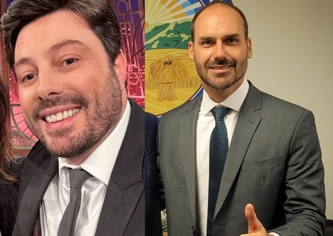 Danilo Gentili detona Eduardo Bolsonaro: "só sabe lamber americano"