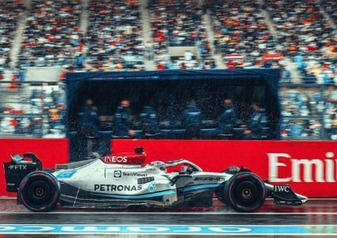 Russell faz melhor tempo com dobradinha da Mercedes no TL3 do GP do México