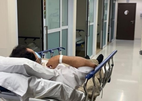 Geraldo Luís tem mal-estar com dor no peito e é levado a hospital