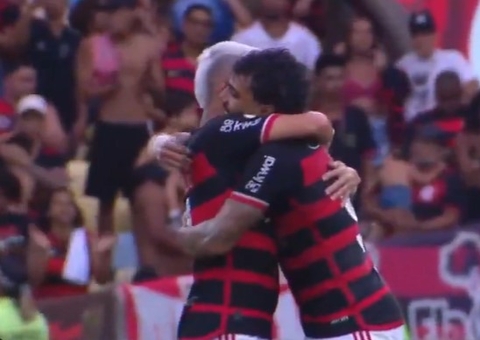 Em jogo de despedida, Gabigol marca 161º gol e jogo contra Vitória termina 