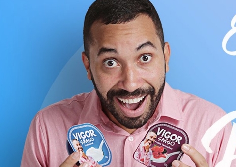 Gil vira Gil da Vigor com rosto estampado em iogurte após sucesso no BBB21