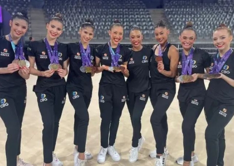 Brasil conquista ouro em etapa romena da Copa do Mundo de ginástica rítmica