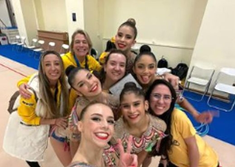 Brasil fatura bronze em competição internacional de ginástica rítmica