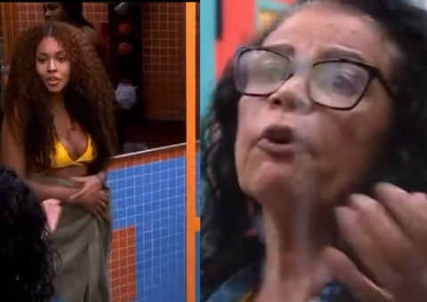 Giovanna bate boca com dona Vilma e dispara: 'mentirosa'