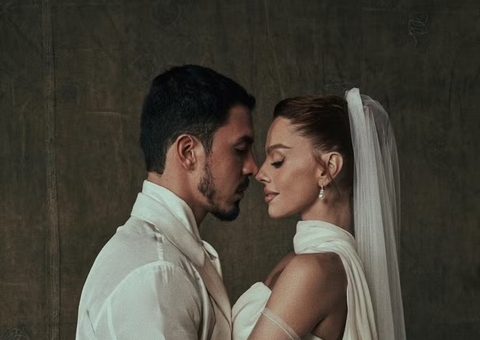 Giovanna Lancellotti e Gabriel David se casam aos pés do Cristo Redentor