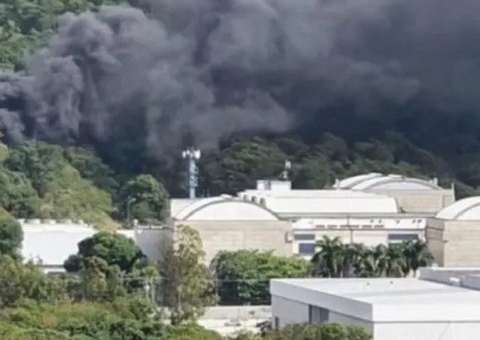 Princípio de incêndio atinge Estúdios Globo no Rio de Janeiro