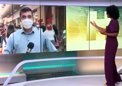 Homem ‘berra’ Globo Lixo ao vivo durante jornal da emissora; veja