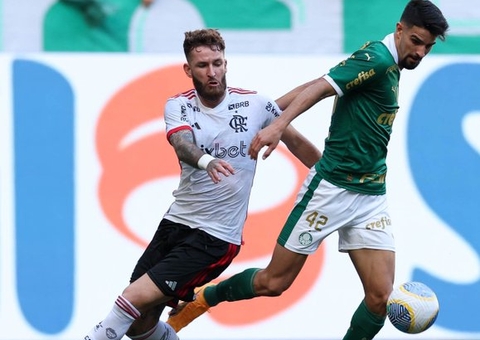 Palmeiras e Flamengo não saem do 0 a 0 no Allianz Parque