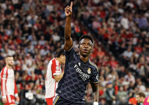 Vini Jr é único a marcar em todas as fases da Champions desde chegada ao Real