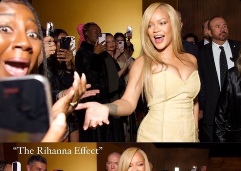 Reação de Camilla de Lucas ao conhecer Rihanna viraliza: 'Pirepaque do Chaves'