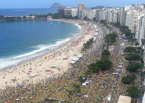 Ato de Bolsonaro no Rio reuniu 18,3 mil, aponta levantamento; PMRJ fala em 400 mil