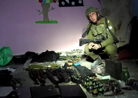 Israel diz que encontrou alojamentos e armas do Hamas dentro de hospital em Gaza