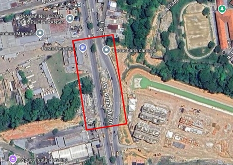 Obra em ponte interdita trecho da Av. Autaz Mirim a partir de quinta-feira