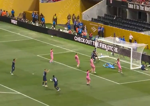 PSG abre o placar contra o Inter Miami aos 5 minutos do 1º tempo no Mundial de Clubes