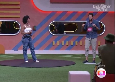 Gustavo e Natália discutem por goiabada em jogo da discórdia no BBB22