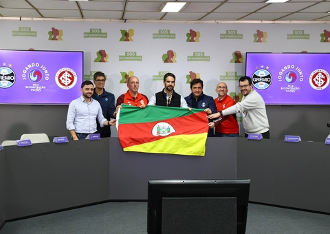 Inter e Grêmio se unem em campanha pelo RS e conseguem R$ 28,4 milhões