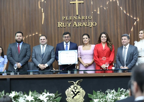 Wilson Lima recebe título de cidadão amazonense na Aleam