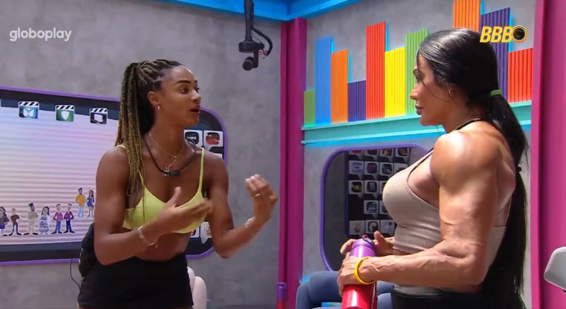 Gracyanne confronta Aline após voto: 'não foi sincera'