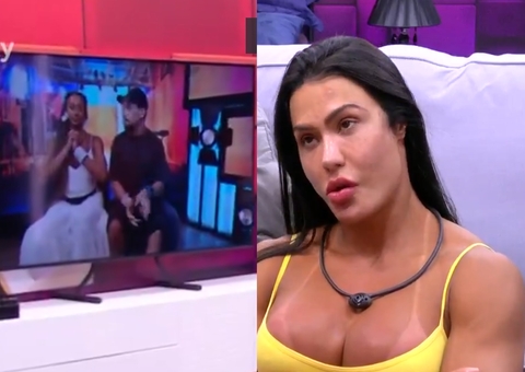 No Quarto Secreto, Gracyanne assiste aos votos que levou no Confessionário; vídeo