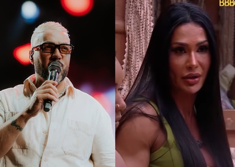 Belo declara apoio a Gracyanne no BBB25 e nega traição: 'caminhos diferentes sob o mesmo teto'