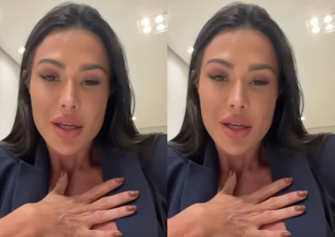 Gracyanne nega boatos de depressão e fala sobre culto com Pablo Marçal