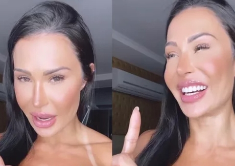 Gracyanne Barbosa revela desejo de salada e fala sobre gravidez