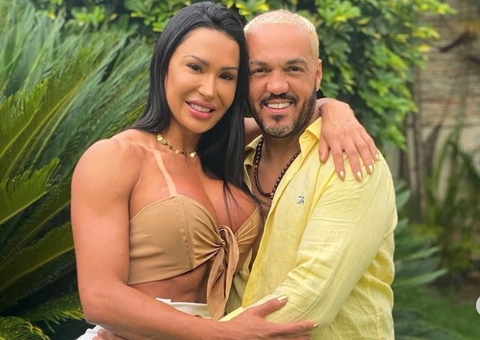 Gracyanne Barbosa comemora soltura de Belo: ‘Meu Tudão está em casa’