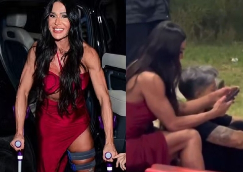 Gracyanne Barbosa tem carro levado por bandidos durante assalto no Rio