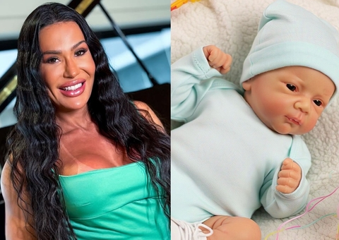 Gracyanne Barbosa adota bebê reborn e é criticada na internet