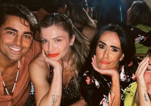 Solteira, Grazi Massafera curte noite em Paris com Bruno Gagliasso e mais