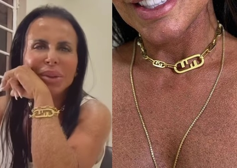 Em vídeo, Gretchen rebate críticas e mostra pelos: ‘quem tá comendo não tá reclamando'