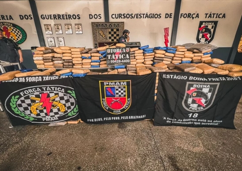 Polícia apreende 1 tonelada de droga escondida em casa alugada em Manaus