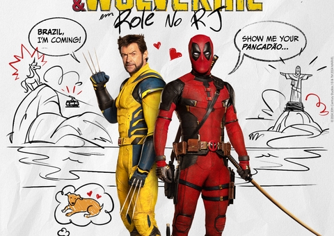 Hugh Jackman e Ryan Reynolds vêm ao Brasil divulgar Deadpool & Wolverine