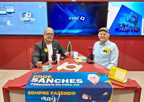 HORA do H recebe candidato à presidente do CREA-AM, Prof. Sanches; veja