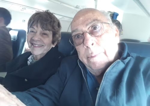 Casal de aposentados mandou foto para filha antes de decolar em avião que caiu em Vinhedo