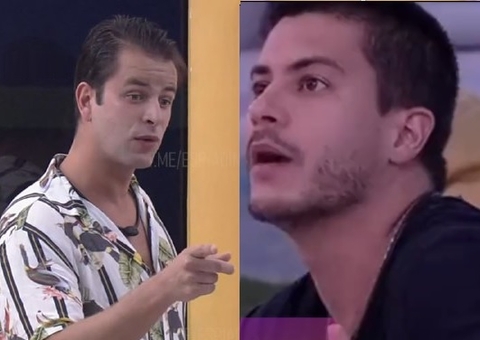 Treta! Gustavo discute com Arthur e dispara: ‘dono da verdade!’