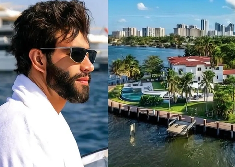 Gusttavo Lima se isola com família em mansão de R$ 65 milhões em Miami