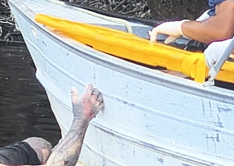 Corpo de homem é achado boiando no rio em Nova Olinda do Norte