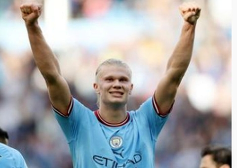 Haaland volta, salva nos acréscimos e City assume liderança do Inglês