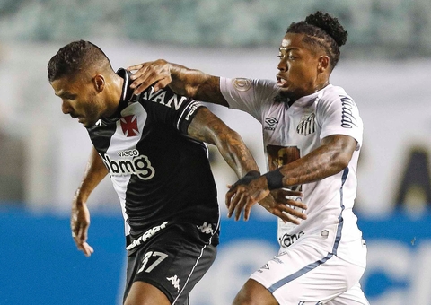 Sem vencer há 4 jogos, Vasco encara Santos no Brasileirão hoje 