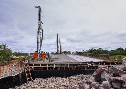 Nova ponte da BR-319 deve ser liberada para tráfego em março