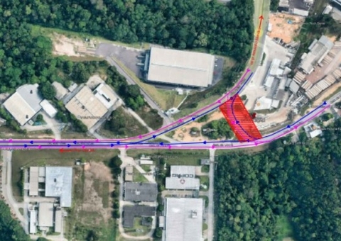 Obras da Cigás bloqueiam via estratégica em Manaus e prejudicam motoristas
