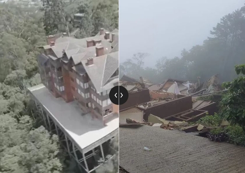 Prédio que abrigava mais de 30 pessoas desaba em Gramado 
